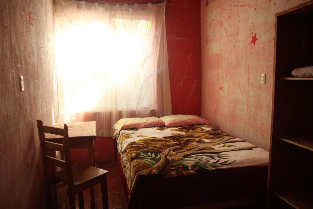 Cama o camas de una habitación en Posada Maná