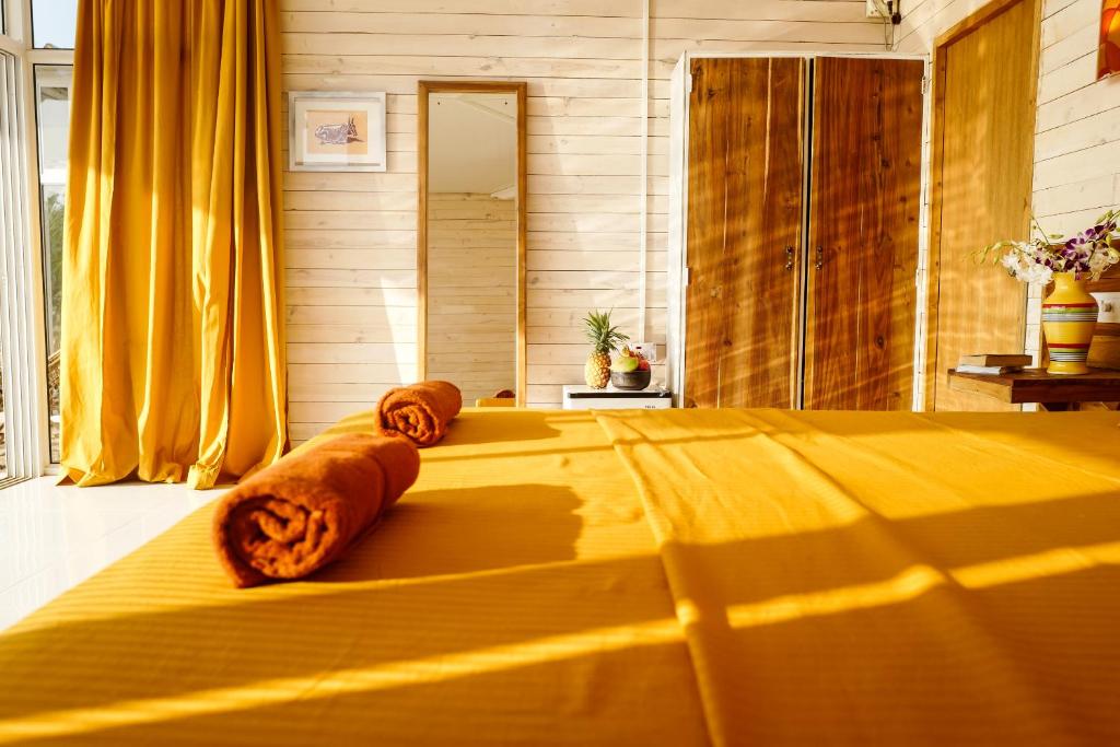 Voodi või voodid majutusasutuse Abidal Resort toas