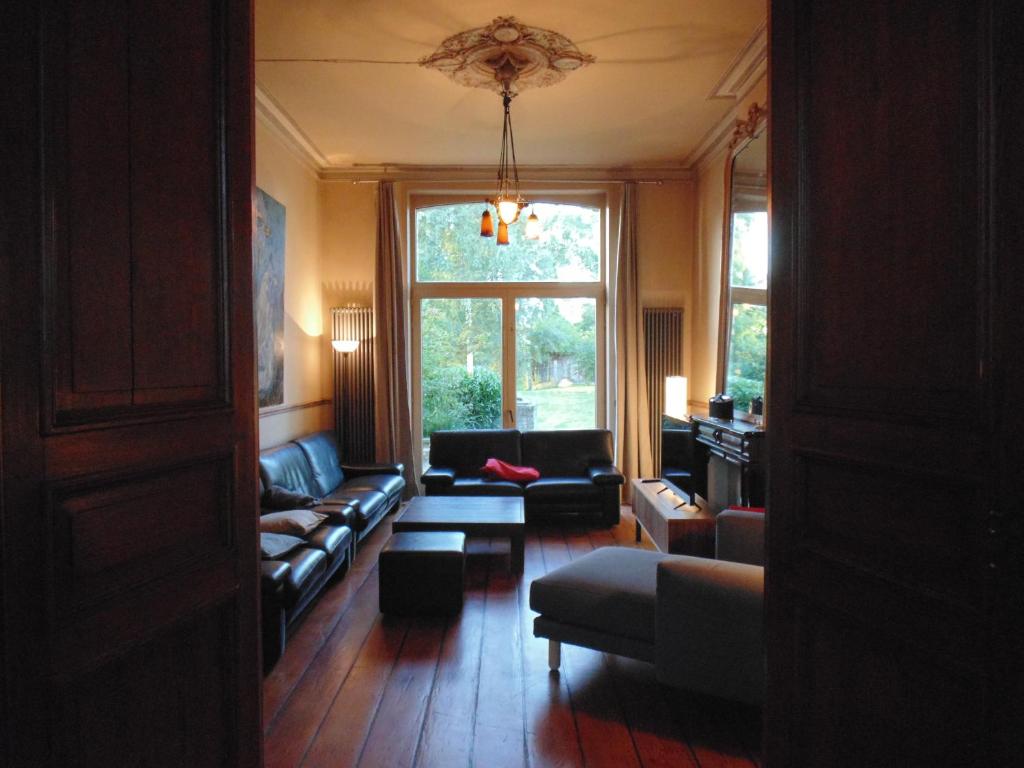 Posezení v ubytování Villa Ghysbrecht