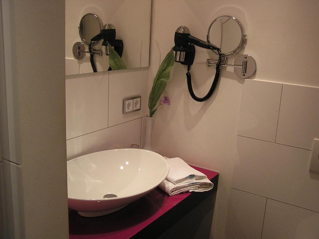 Koupelna v ubytování Hotel zur Promenade