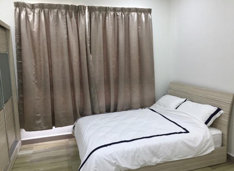 Postel nebo postele na pokoji v ubytování PM Octagon Ipoh Suites & Apartment 1