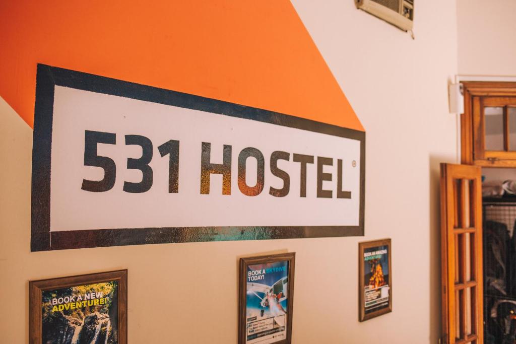 Certifikát, hodnocení, plakát nebo jiný dokument vystavený v ubytování 531 Hostel