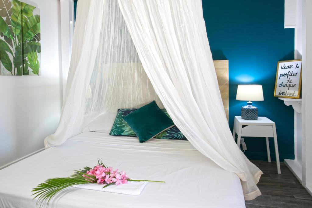 Koho SXM - ex Hevea Hotelにあるベッド