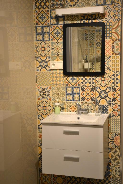 Kúpeľňa v ubytovaní Zielone Apartamenty