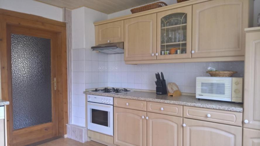 Kuchyň nebo kuchyňský kout v ubytování Ferienhaus Ebenheit am Lilienstein