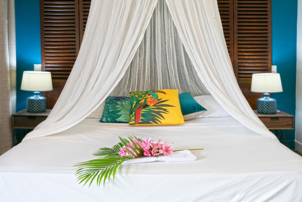 Koho SXM - ex Hevea Hotelにあるベッド