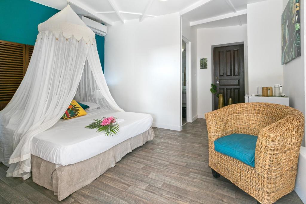 Koho SXM - ex Hevea Hotelにあるベッド