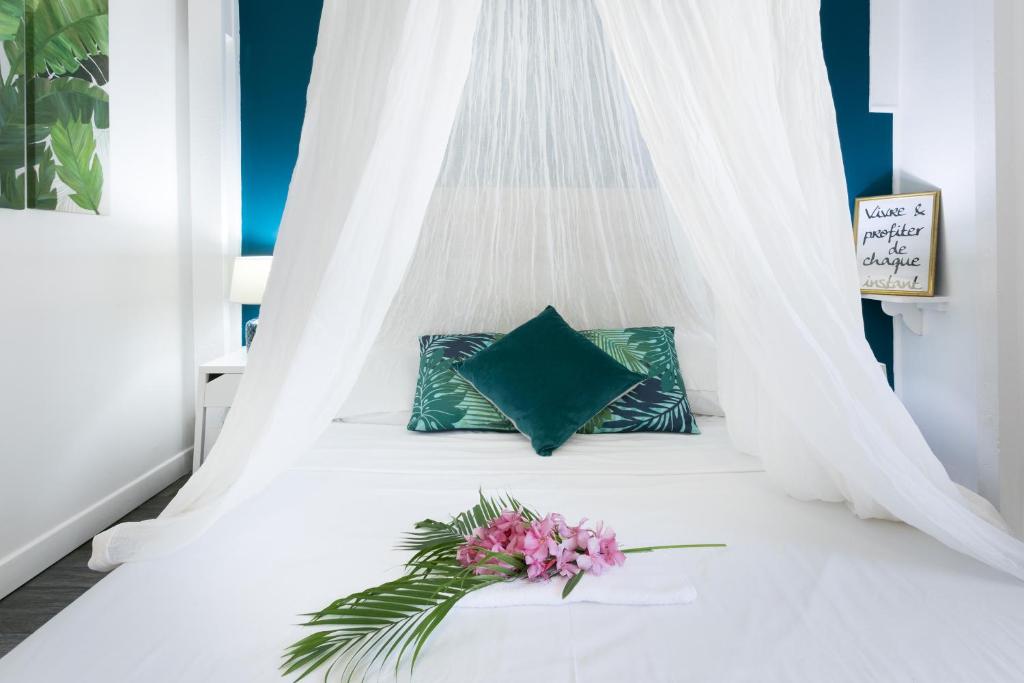 Koho SXM - ex Hevea Hotelにあるベッド