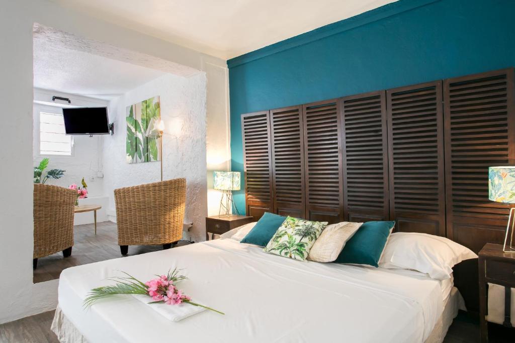 Koho SXM - ex Hevea Hotelにあるベッド