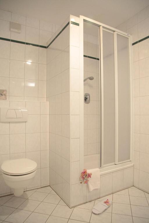 Koupelna v ubytování Hotel Garni Georgenhof Adults Only