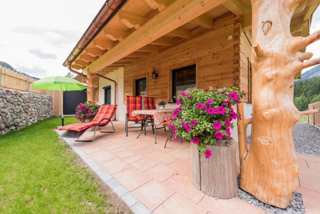 Zahrada ubytování Almdorf Tirol