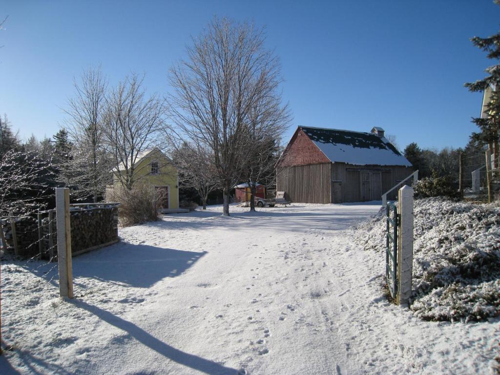 River Ridge Lodge v zimě