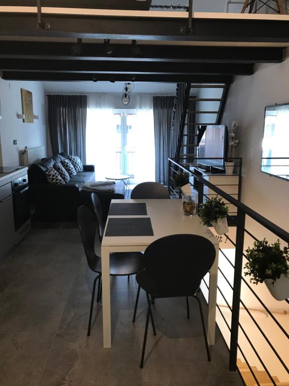 Posedenie v ubytovaní Grey apartment Zagreb