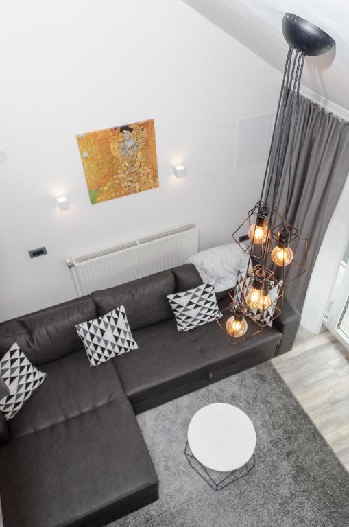 Posedenie v ubytovaní Grey apartment Zagreb