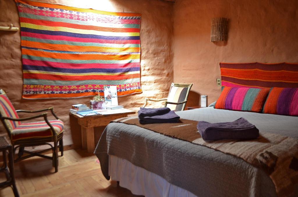 Posezení v ubytování Ckuri Atacama