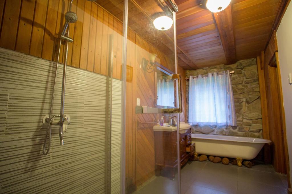 Koupelna v ubytování Galexy Lounge