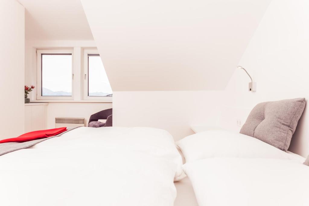 Posteľ alebo postele v izbe v ubytovaní Apartment Bergkristall