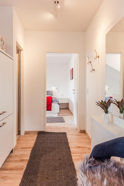 Posteľ alebo postele v izbe v ubytovaní Apartment Bergkristall