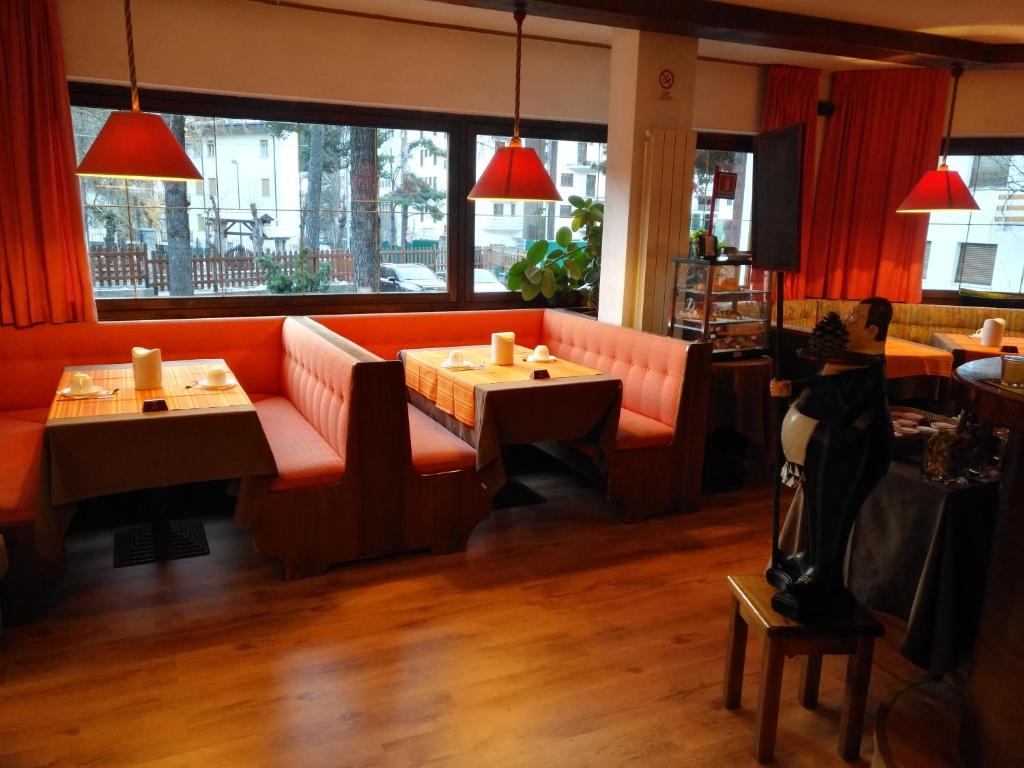 Posezení v ubytování Hotel I Larici