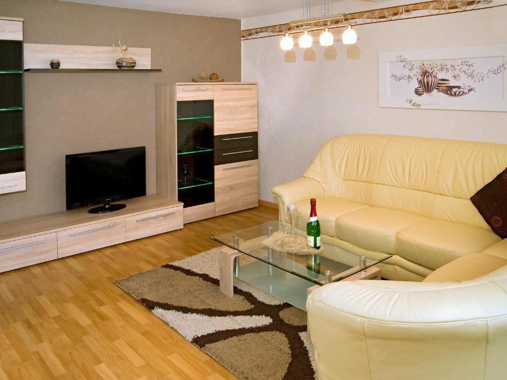 Posezení v ubytování Panoramaferienwohnung Bergwiese