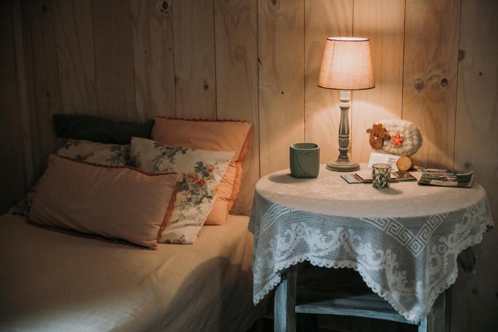 Postel nebo postele na pokoji v ubytování Vackorkert