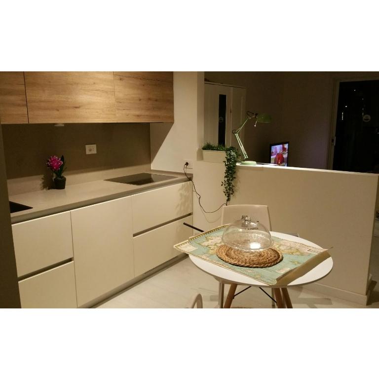 Kuchyň nebo kuchyňský kout v ubytování Le Suite Studio 491