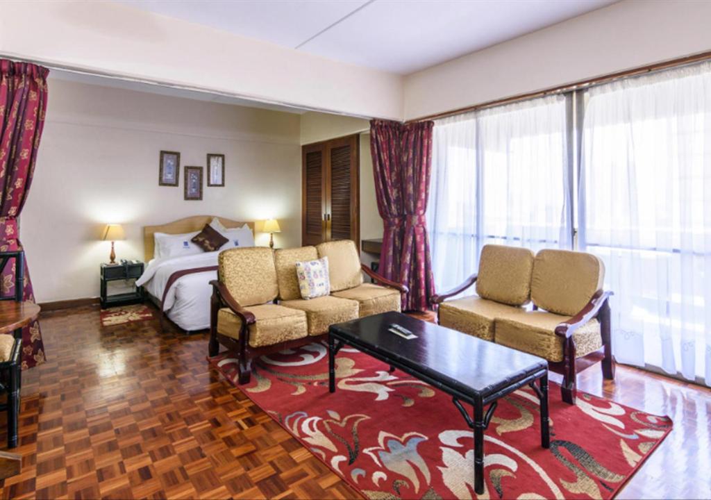 Posezení v ubytování Chester Hotel and Suites Nairobi, City Centre CBD