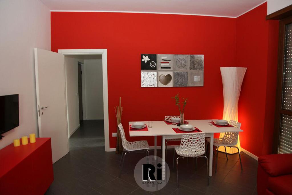 Telewizja i/lub zestaw kina domowego w obiekcie Residenze Italia