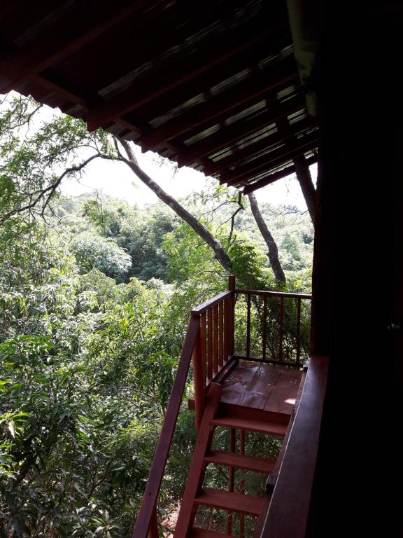Balkón nebo terasa v ubytování Dambulla Tree House