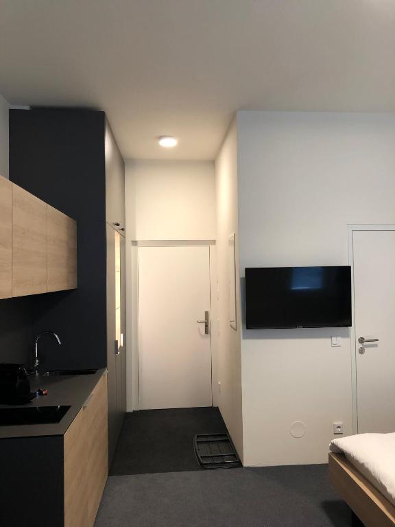 Köök või kööginurk majutusasutuses TT-ROOMS - kontaktlos mit Self Check-in I FREE PARKING