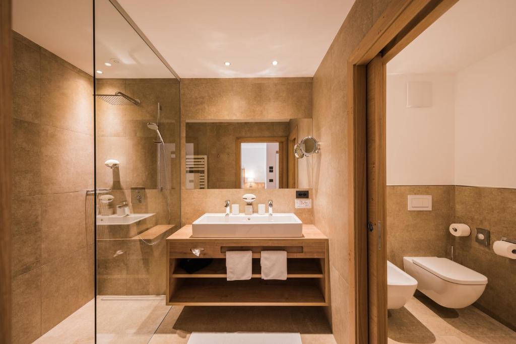 Koupelna v ubytování Hotel Royal und Ferienhaus Annabel