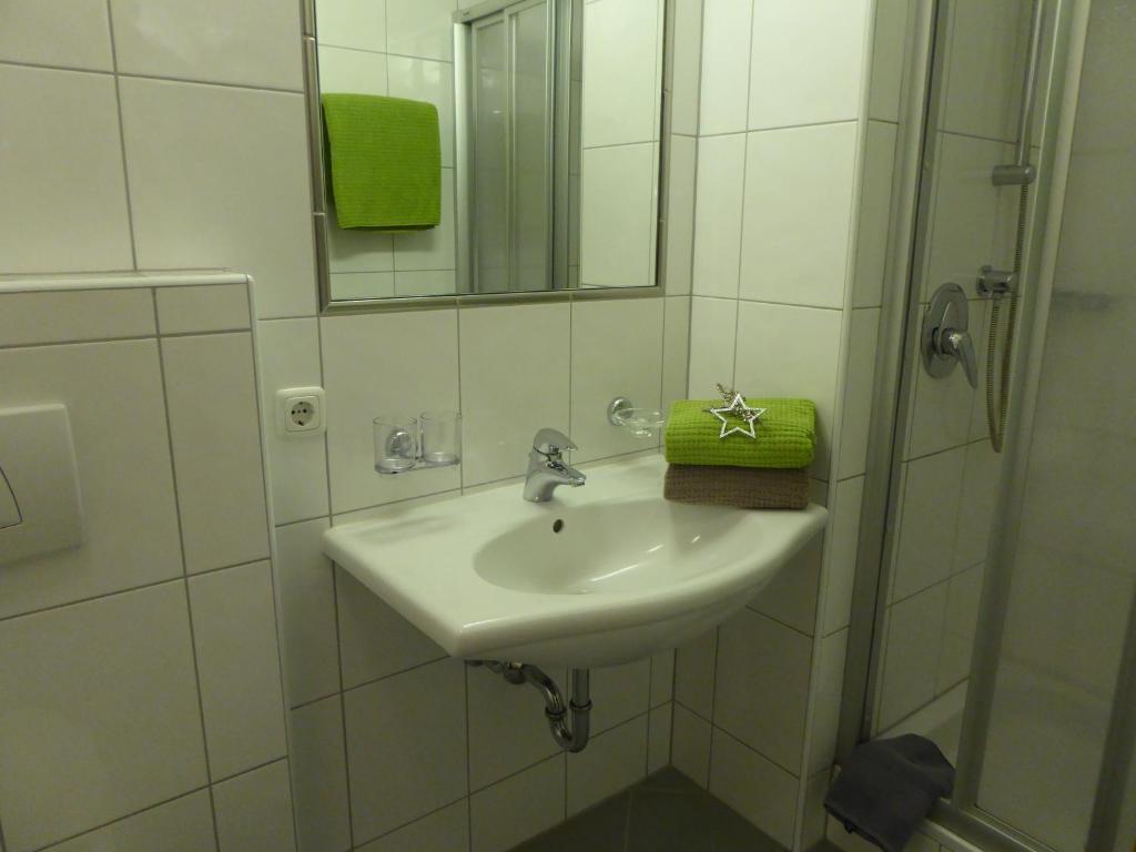 Kúpeľňa v ubytovaní Apart Alba