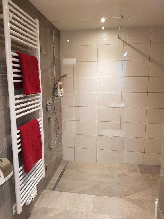 Koupelna v ubytování Haus Margret
