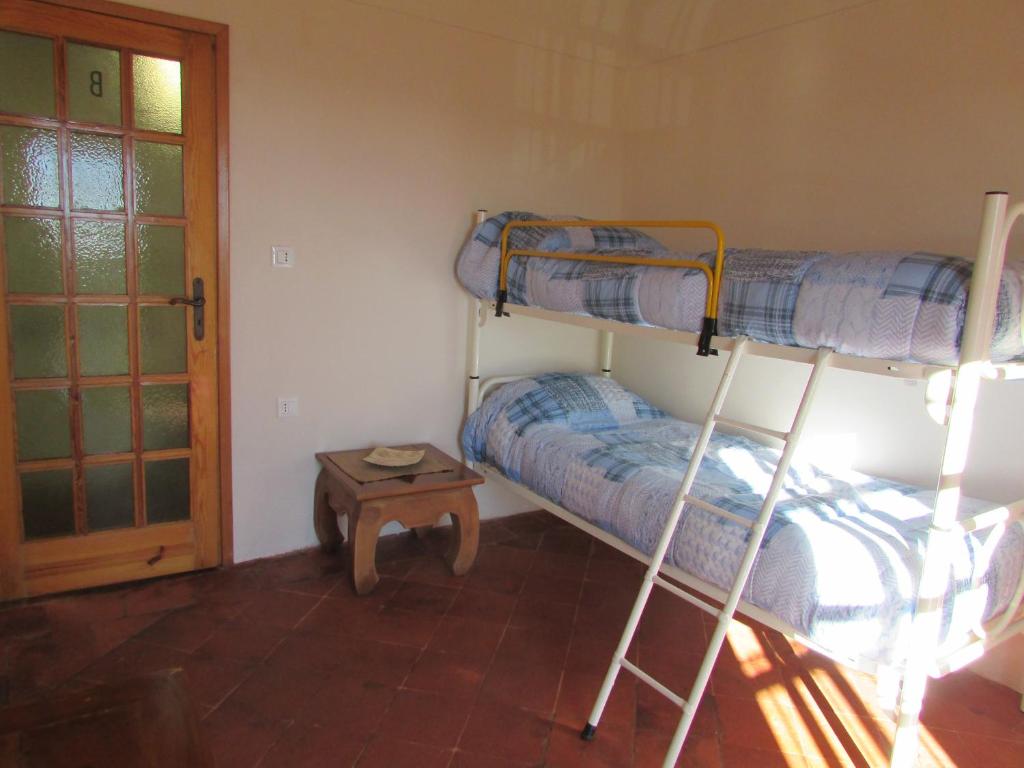 Palanda nebo palandy na pokoji v ubytování La Terrazza Mombarone