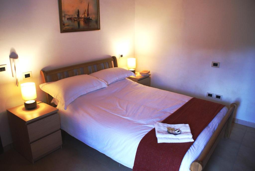 Postel nebo postele na pokoji v ubytování Apricot House