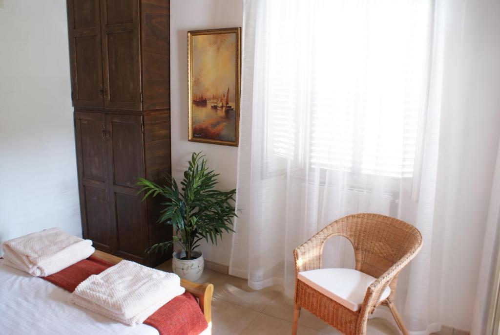 Postel nebo postele na pokoji v ubytování Apricot House