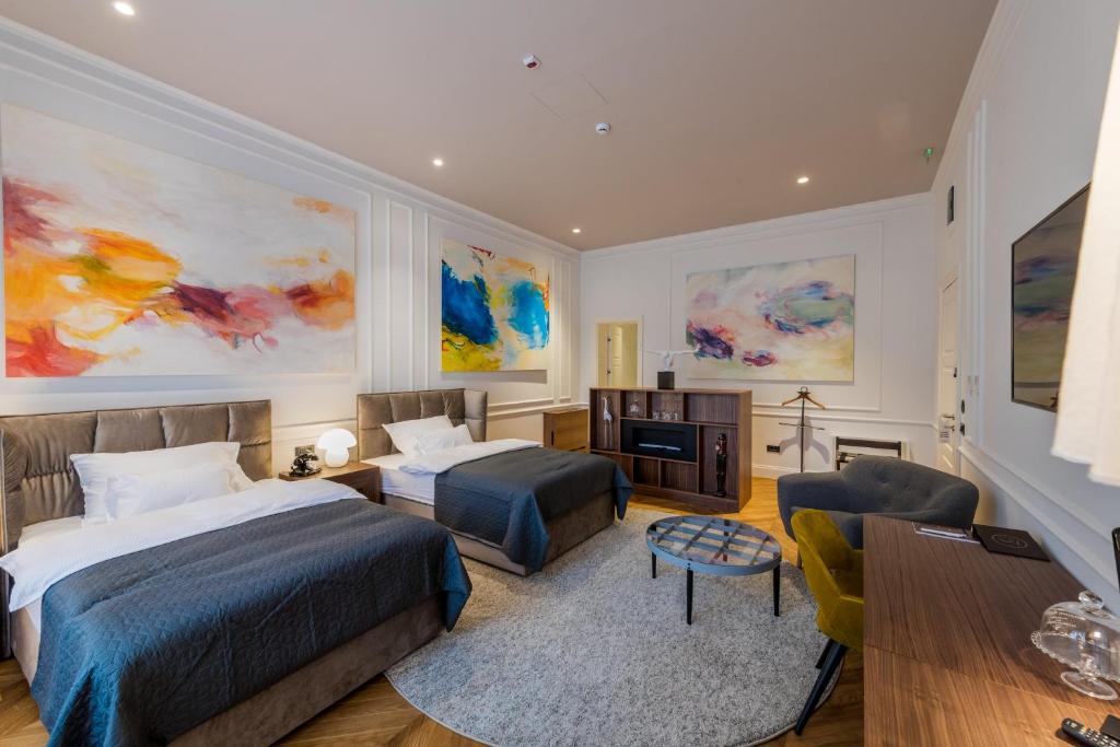 Boutique hotel Tvrđa - Deluxe İki Yataklı Oda