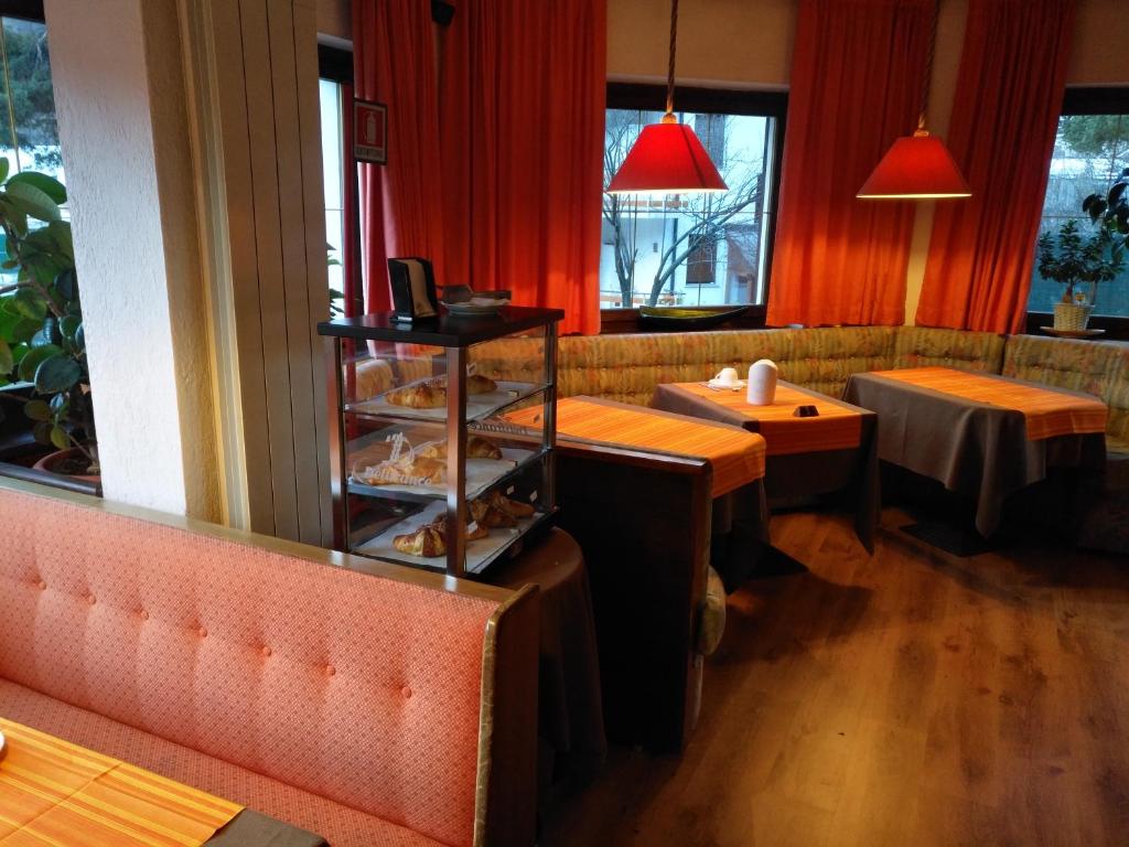 Posezení v ubytování Hotel I Larici