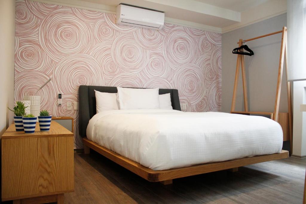 Katil atau katil-katil dalam bilik di Casa Condesa Michoacan 113
