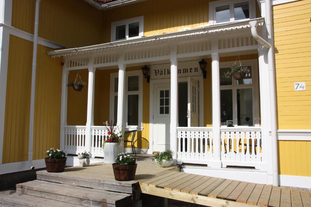 Budova, kde se bed and breakfast nachází