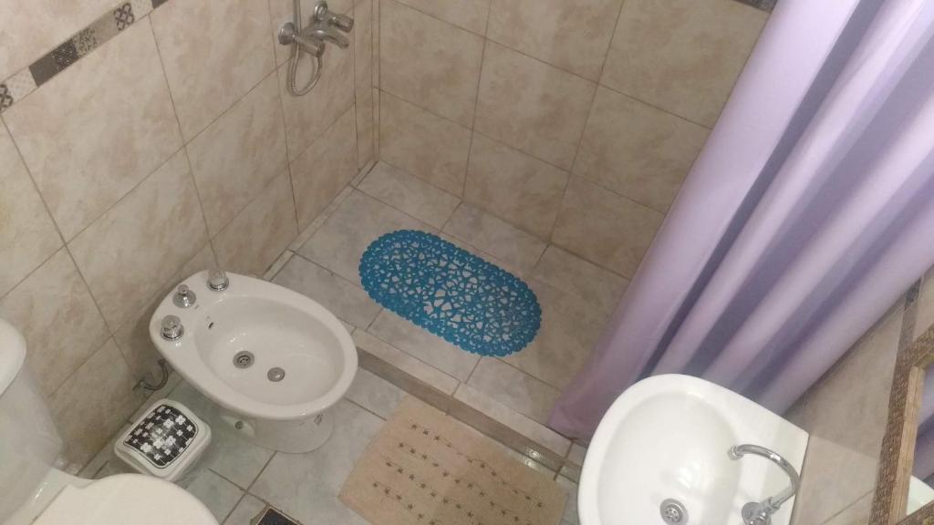 Koupelna v ubytování Estrella del Monte