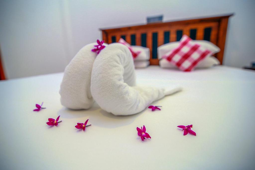 Postel nebo postele na pokoji v ubytování Villa Seagull