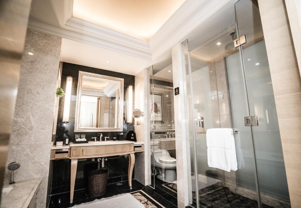 Koupelna v ubytování C&D Hotel Fuzhou