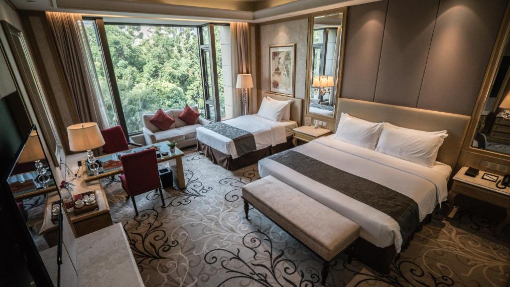 Posezení v ubytování C&D Hotel Fuzhou