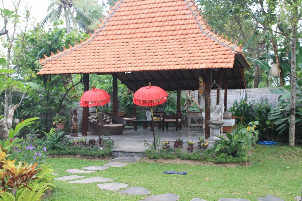 Zahrada ubytování Villa Sindu Ubud