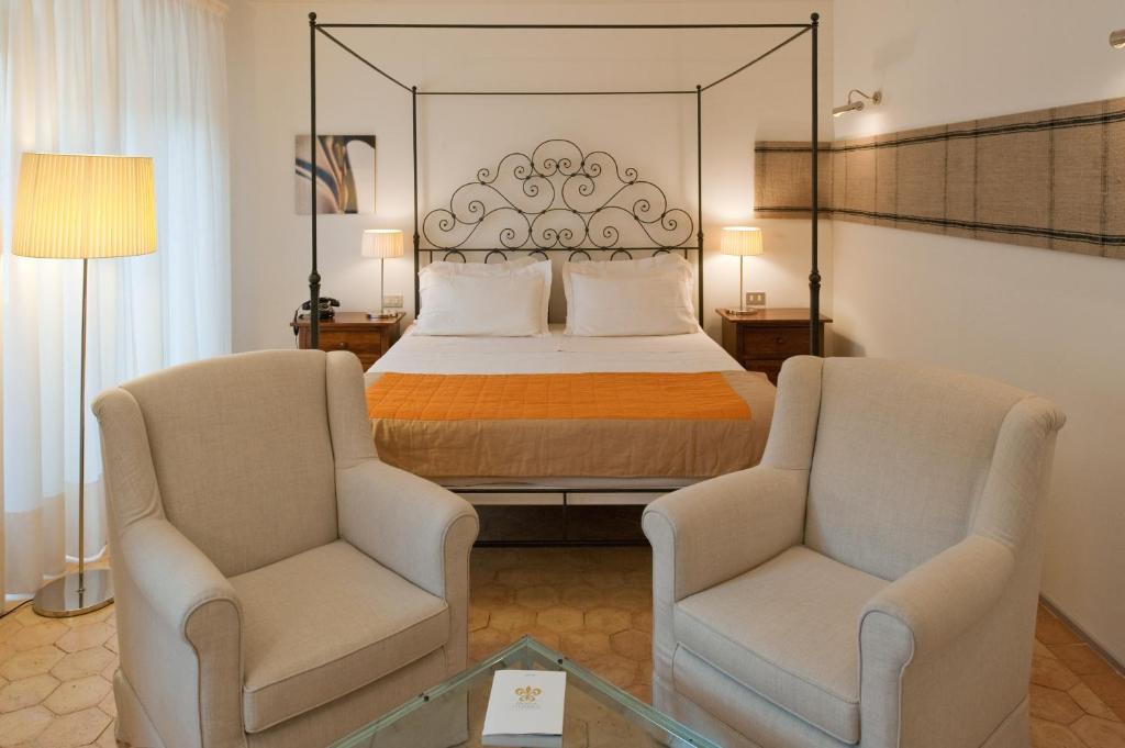 Posezení v ubytování Relais & Chateaux Palazzo Seneca