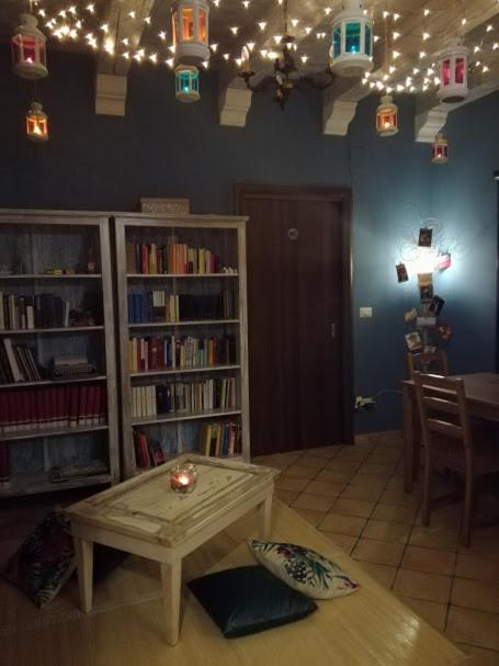 Knihovna v venkovského domu
