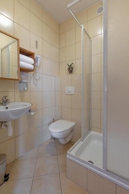 Kúpeľňa v ubytovaní Szymonówka W Szklarskiej Porębie
