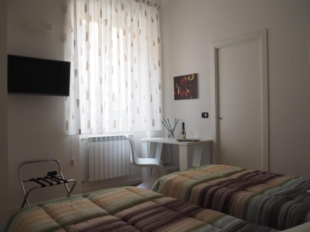 Postel nebo postele na pokoji v ubytování MaJa