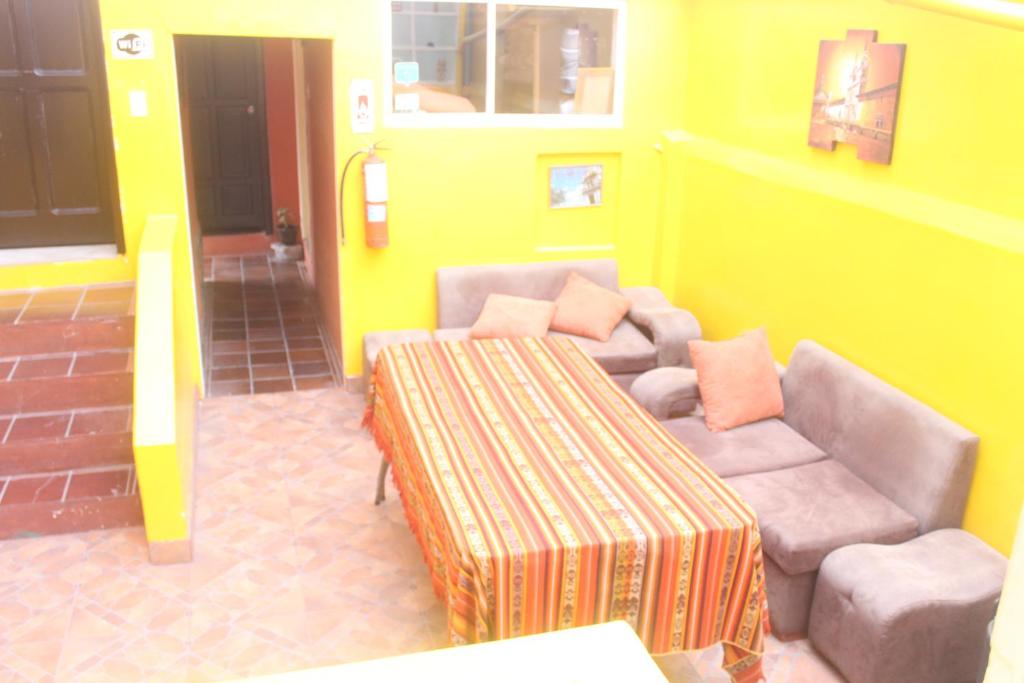 Posezení v ubytování Hotel Andino